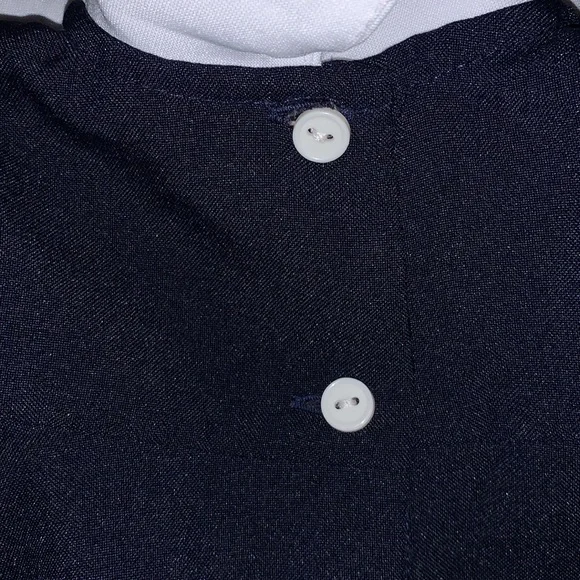 Baby girl sailor dress navy and white with bloomers - size 12 months - Picture 6 of 7